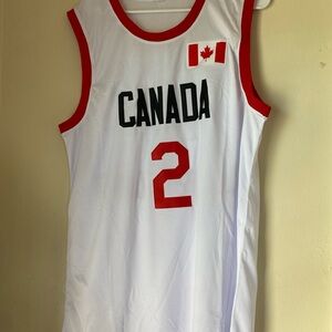 Canada  Shai gilgeous  alexander embroidered basketball jersey
